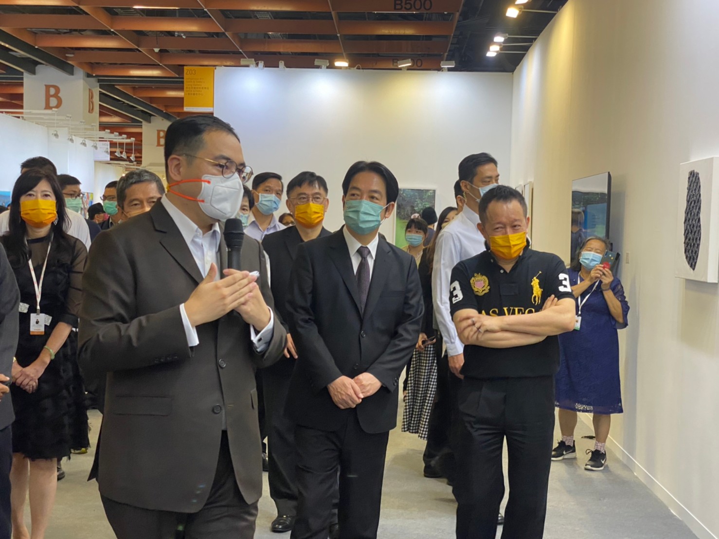 副總統蒞臨2022台北國際藝術博覽會3-圖片