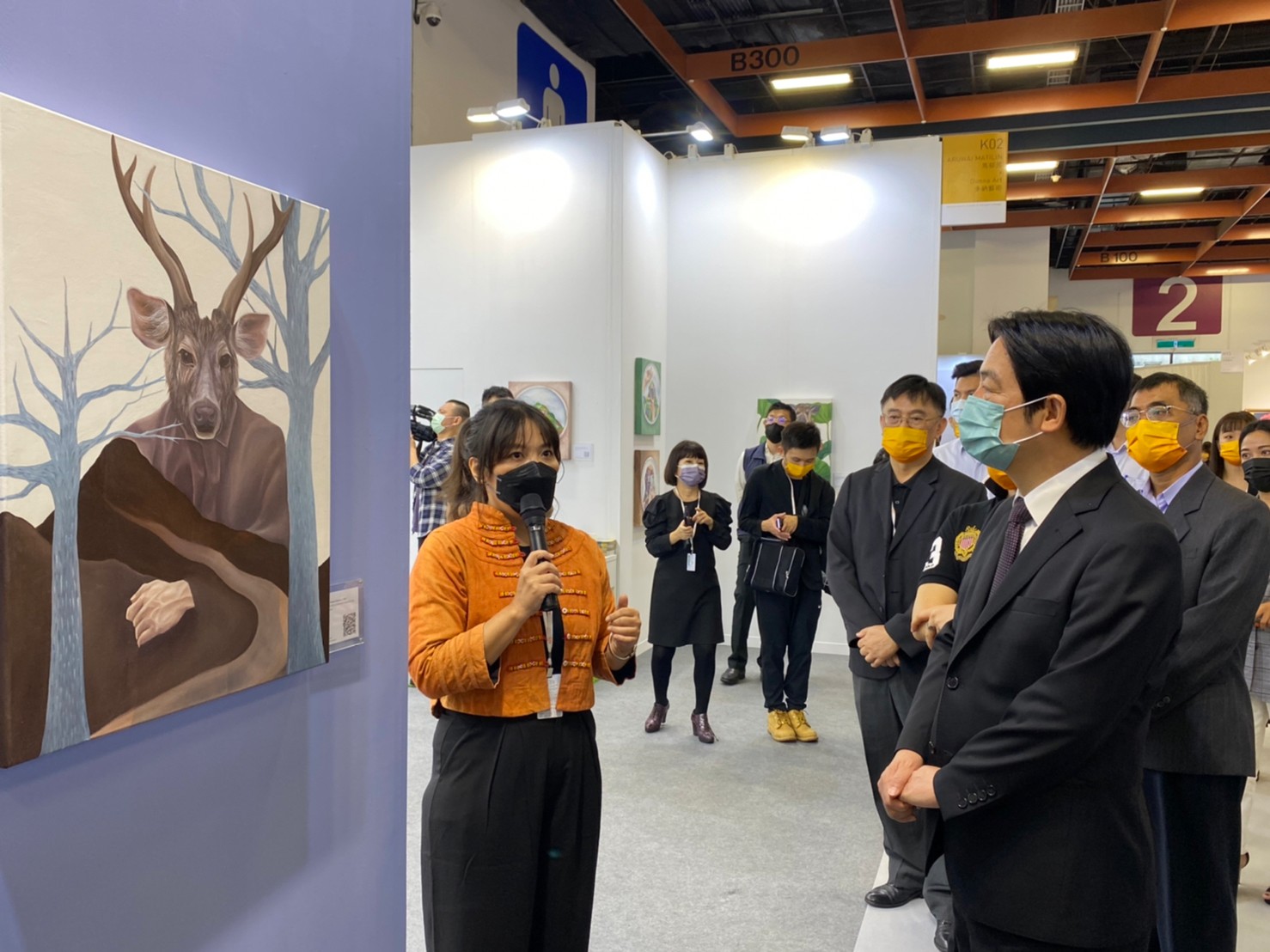 副總統蒞臨2022台北國際藝術博覽會5-圖片
